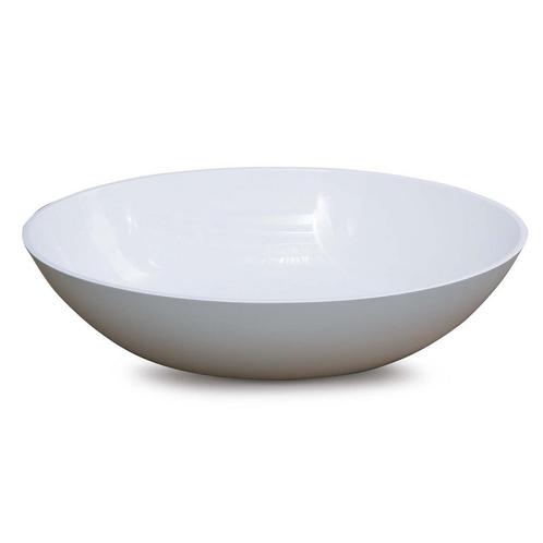 Waskom Luca Sanitair Ovaal 57x40x14cm Mineral Stone 8mm Dik, Doe-het-zelf en Verbouw, Sanitair, Overige typen, Nieuw, Ophalen of Verzenden