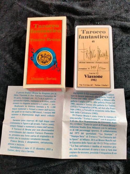 Franco Bruna - Tarotkaarten - Tarocco 78 carte - Gelamineerd, Antiek en Kunst, Antiek | Overige Antiek