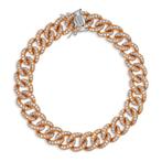 Armband - 18 karaat Roségoud - 4.00ct. tw. Diamant, Sieraden, Tassen en Uiterlijk, Armbanden, Nieuw