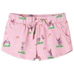 vidaXL Kindershorts met trekkoord 116 lichtroze, Verzenden, Nieuw