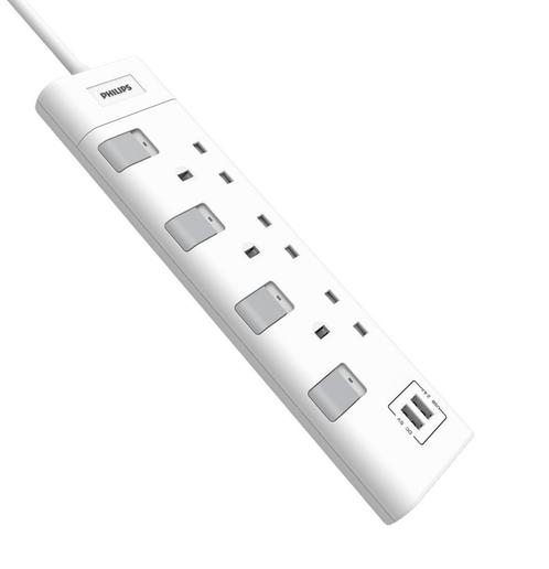 Philips  Socket 230V 3 way CHP4130WB/05, Huis en Inrichting, Brandblussers en Brandkasten, Nieuw, Ophalen of Verzenden