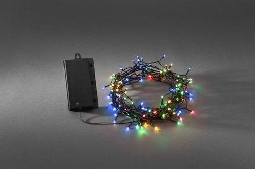 Konstsmide - LED snoer micro op batt timer 240x - multicolor, Diversen, Kerst, Verzenden