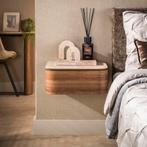 Zwevend Nachtkastje Hout - Nieuw - Uniek Design - Set van 2, Minder dan 45 cm, Verzenden, Nieuw, Minder dan 55 cm