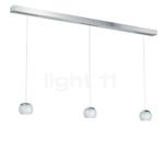 Oligo Balino Hanglamp 3-lichts LED, chroom mat/gesatineerd, Verzenden, Nieuw, Glas