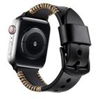 DrPhone Apple Watch 1/2/3/4 - 38mm - 40mm - Horlogeband Lede, Sieraden, Tassen en Uiterlijk, Nieuw, Verzenden