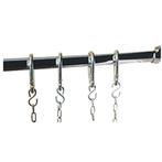 Kit charcuterie RVS staven en 4 beugels (complementair), Verzenden, Nieuw in verpakking, Koelen en Vriezen