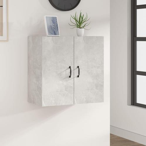 vidaXL Wandkast 60x31x60 cm bewerkt hout betongrijs, Huis en Inrichting, Kasten | Overige, Nieuw, Verzenden