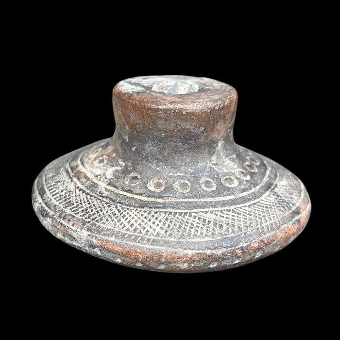 Precolumbiaanse Malacate Terracotta Spinsteen of malacate -, Verzamelen, Mineralen en Fossielen