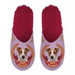 Merkloos Pantoffel Jack Russel Roze / Fuchsia, Verzenden, Nieuw