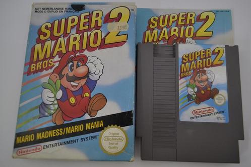Super Mario Bros 2 (NES FRA CIB), Spelcomputers en Games, Games | Nintendo NES, 1 speler, Zo goed als nieuw, Verzenden