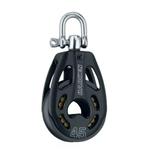 Harken 45mm Black Magic 1-schijfsblok, Watersport en Boten, Ophalen of Verzenden, Nieuw