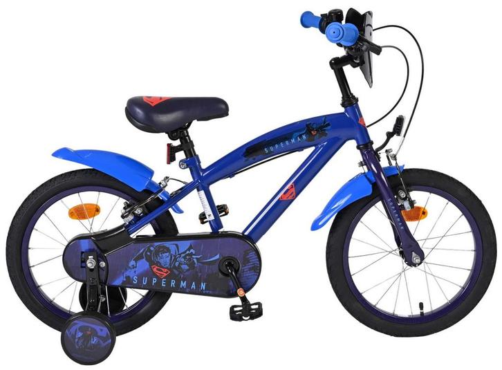 Superman Kinderfiets - Jongens - 16 inch - Blauw - Twee, Fietsen en Brommers, Fietsen | Kinderfietsjes, Nieuw, Verzenden