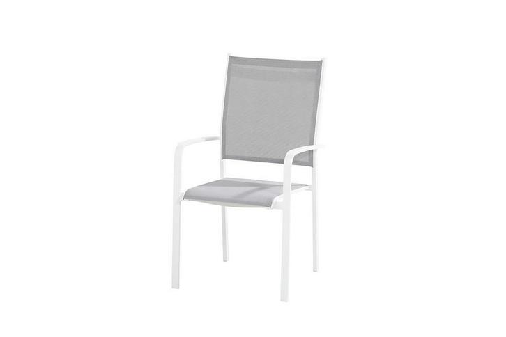 Taste by 4 Seasons Outdoor Tosca stapelbare tuinstoel wit, Tuin en Terras, Tuinsets en Loungesets, Ophalen of Verzenden