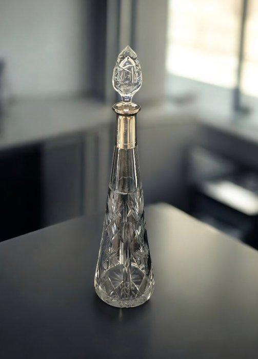 Val Saint Lambert - Karaf - Kristal - Carafe Minerva arg.950, Antiek en Kunst, Antiek | Glas en Kristal