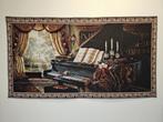 Antieke piano - Wandtapijt  - 60 cm - 140 cm