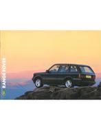 2000 RANGE ROVER BROCHURE ENGELS, Nieuw, Author