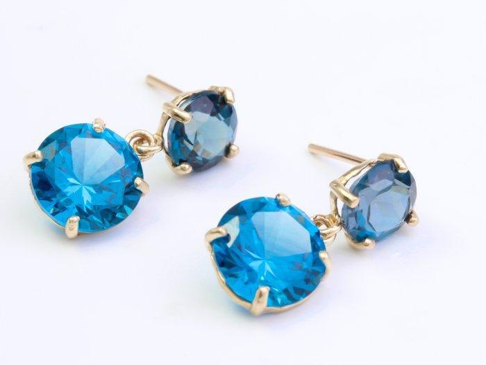 Zonder Minimumprijs - Oorbellen - 14 karaat Geel goud Topaas, Sieraden, Tassen en Uiterlijk, Oorbellen