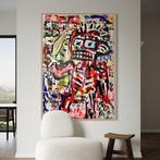 Timo Wedell - Der rote Riese like Basquiat - XXL, Antiek en Kunst