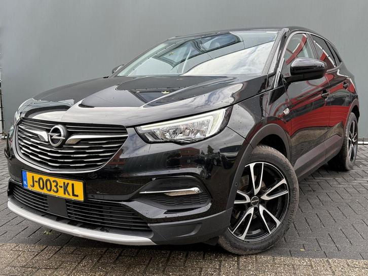 Zakelijke Lease |  Opel Grandland X BWJ 2020 1.2 Turbo 131 P, Auto's, Opel, Onderhoudsboekje, Lease, Zwart, Handgeschakeld, SUV of Terreinwagen