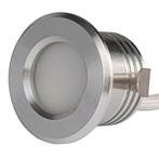 LED Veranda inbouwspot Mini Ø31mm 1.5 W Dimbaar Zilver, Huis en Inrichting, Lampen | Plafondlampen, Nieuw, Ophalen of Verzenden