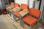 14x oranje vergaderstoel, Nieuw in verpakking