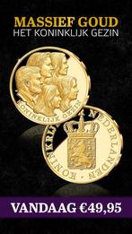 Massief Gouden Jubileum-Uitgifte:  Koninklijk Gezin 2023, Postzegels en Munten, Munten | Nederland, Goud, Losse munt