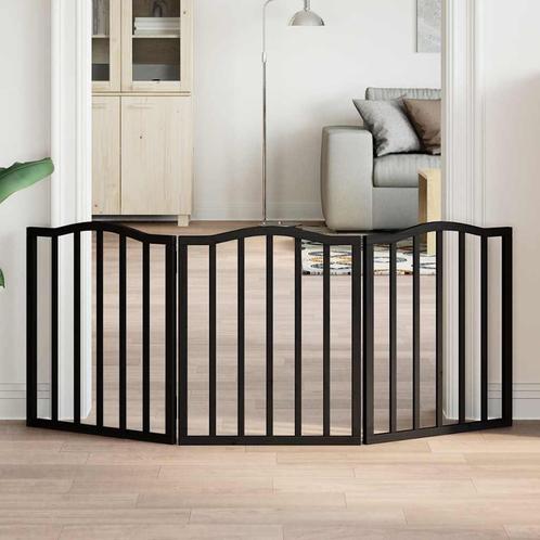 vidaXL Hondenhek inklapbaar 3 panelen 150 cm populierenhout, Dieren en Toebehoren, Honden-accessoires, Nieuw, Verzenden