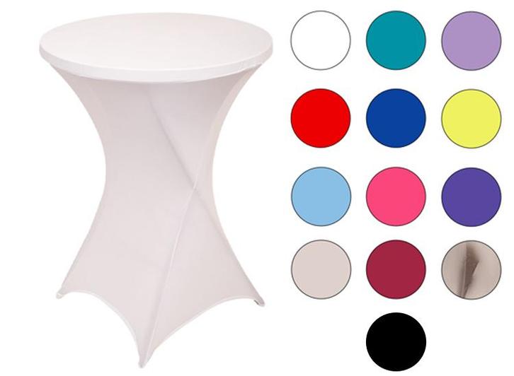 Statafelrok - Stretch - 80-85x110 cm-Rood, Huis en Inrichting, Tafels | Eettafels, Nieuw, Verzenden