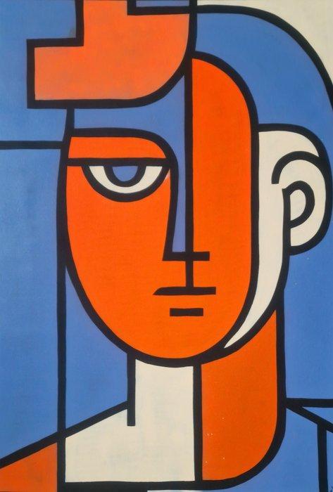 FÜR (1978) - Divided Gaze - XL Size - (We Spray) NOT a PRINT, Antiek en Kunst, Kunst | Schilderijen | Modern