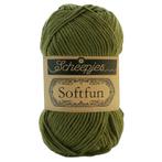 Scheepjes Softfun - 2616 donker olijfgroen - Katoen/Acryl, Ophalen of Verzenden, Nieuw