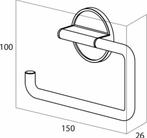 Tiger Tune Wc rolhouder zonder boren - Toiletrolhouder -, Ophalen of Verzenden, Zo goed als nieuw