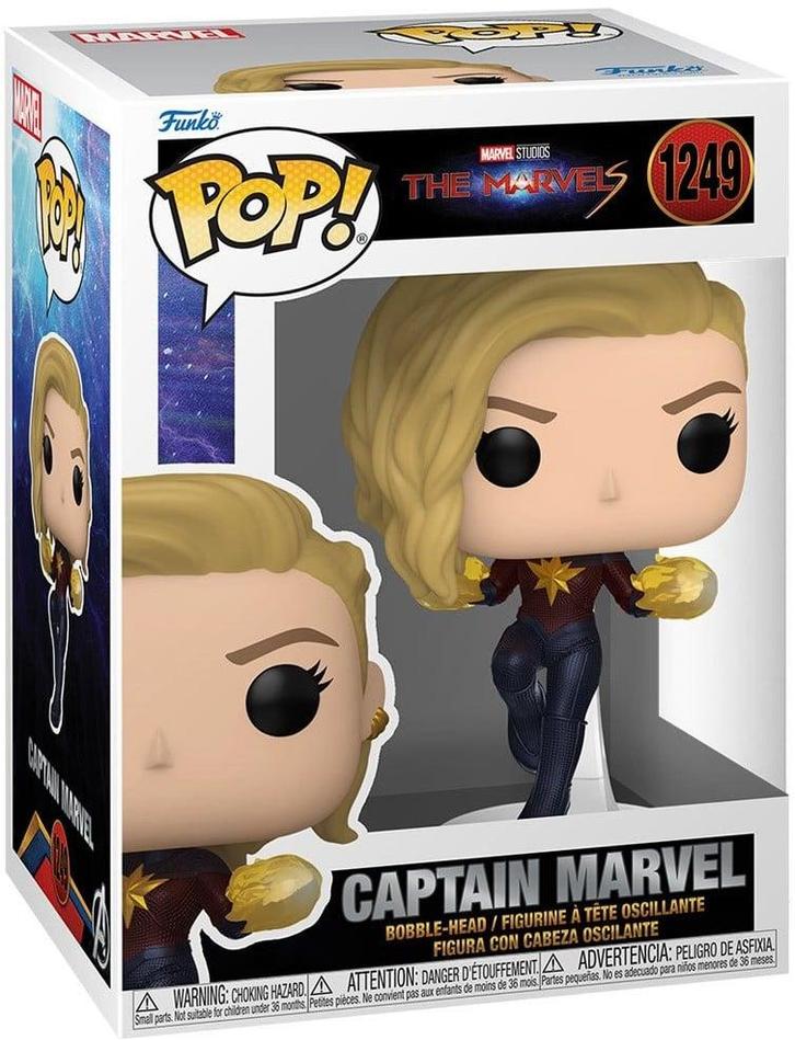 Funko Pop! - The Marvels Captain Marvel #1249 | Funko -, Verzamelen, Poppetjes en Figuurtjes, Nieuw, Verzenden