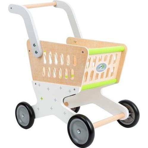 Small Foot - Houten Winkelwagen Supermarkt, Kinderen en Baby's, Speelgoed | Overig, Zo goed als nieuw, Ophalen of Verzenden