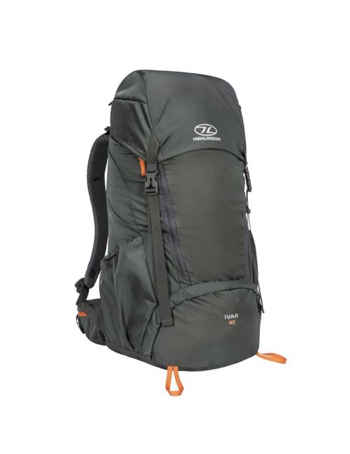 Highlander rugzak Ivar Rucksack Steel Grey voor heren 40..., Sieraden, Tassen en Uiterlijk, Tassen | Rugtassen, Nieuw, Trekking