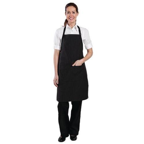 Chef Works krijtstreep halterschort, Zakelijke goederen, Horeca | Overige, Verzenden