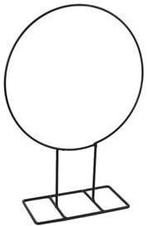 Metalen frame Ring Hola Zwart H60,5xD48 cm op voet, Ophalen of Verzenden, Nieuw