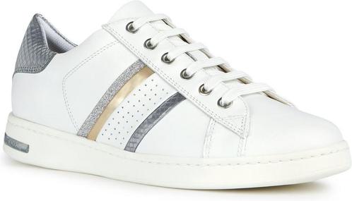 GEOX - maat 38  D JAYSEN vrouwen Sneakers - wit/silver, Kleding | Dames, Schoenen, Verzenden