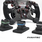 Kleur Geel Fanatec QR2 Quick Release Striped Wheel Mount voo, Nieuw