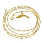 Ketting met hanger - 18 karaat Geel goud, Sieraden, Tassen en Uiterlijk, Antieke sieraden