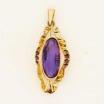 Hanger - 18 karaat Geel goud - 5.39ct. tw. Spinel