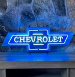 Chevrolet Bow Neon Verlichting Met Achterplaat 94 x 36 cm, Auto's, Gebruikt