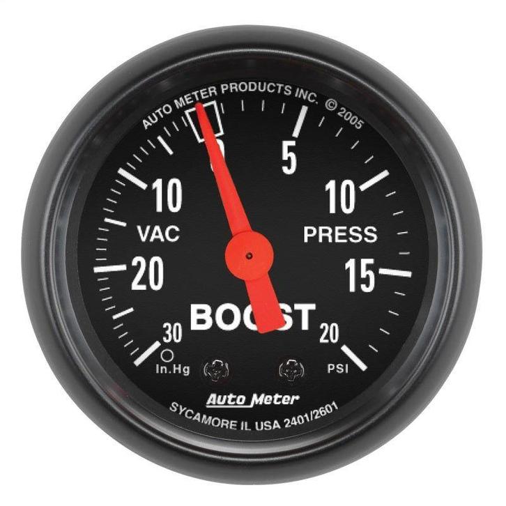 Autometer Z Series 52mm 20 PSI Mechanical Boost Vacumm Gauge, Auto-onderdelen, Interieur en Bekleding, Ophalen of Verzenden