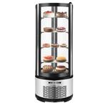 GGM Gastro | Panoramische vitrine - 360 liter - 680mm - 4 |, Verzenden, Nieuw