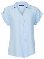 Blouse Basic Blauw, dames blouse blauw, Kleding | Dames, Blouses en Tunieken, Nieuw, Verzenden