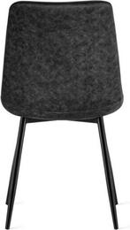 Refurna - Eetkamerstoel Yerevan Microleder Antraciet, Verzenden, Nieuw
