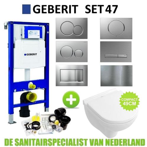 Geberit UP320 Toiletset set47 Villeroy & Boch O.Novo Compact, Doe-het-zelf en Verbouw, Sanitair, Overige typen, Nieuw, Ophalen of Verzenden