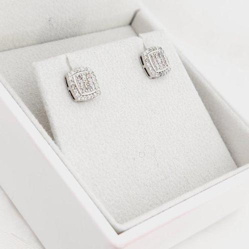 Zonder Minimumprijs - Oorbellen - 14 karaat Witgoud -, Sieraden, Tassen en Uiterlijk, Oorbellen