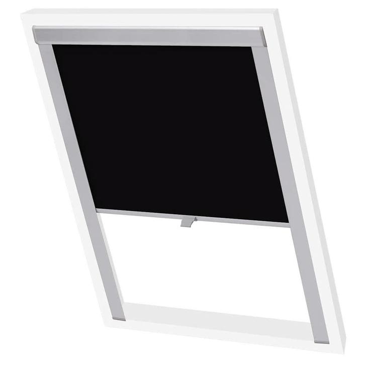 Rolgordijn MK06 Zwart: Verduistering voor Velux - Retourdeal, Huis en Inrichting, Stoffering | Gordijnen en Lamellen, Zwart, Nieuw