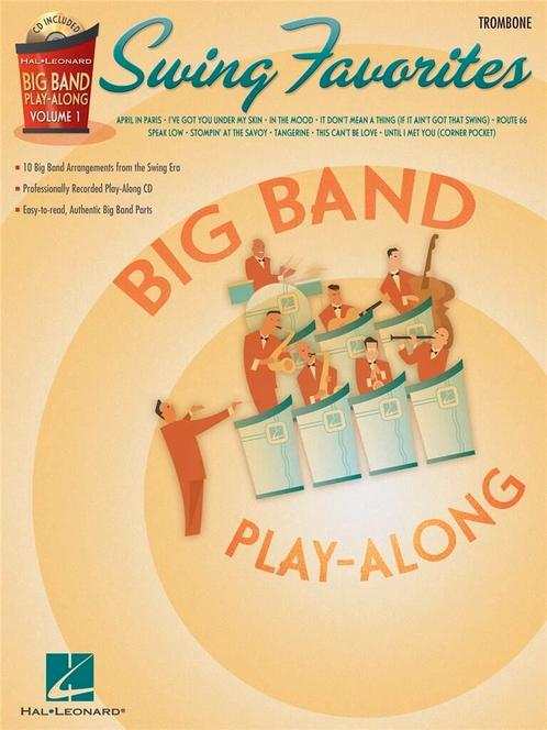 Big Band Play-Along Volume 1: Swing Favorites - Trombone, Muziek en Instrumenten, Bladmuziek, Trombone, Nieuw, Ophalen of Verzenden