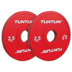 Tunturi Platinum Fractional Plate - Bumperplates - Rood, Verzenden, Nieuw